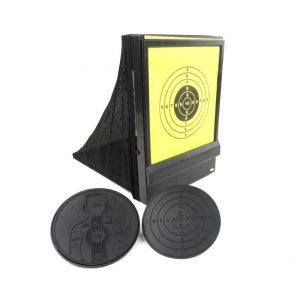 See Airsoft Accessory 1 Portable Airsoft BB Trap With Target Stamps