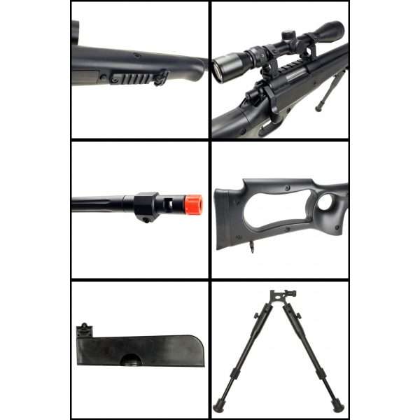 See Airsoft Rifle 2 Spring WELL MB10D Bolt Action Sniper Rifle FPS-465 Airsoft Gun