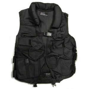 See Airsoft Accessory 1 ST31B Tactical Vest with Soft Collar Black Airsoft Accessory