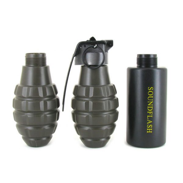 See Airsoft Accessory 1 Thunder B Co2 Grenade And Sound Flash Airsoft Gun Accessory