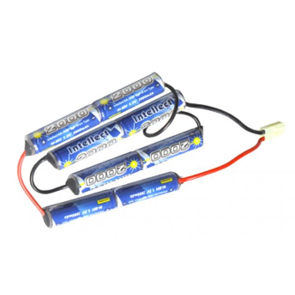 See Airsoft Accessory 1 TSD Intellect 9.6V 2000mAh Small NiMH Airsoft Battery