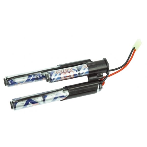 See Airsoft Accessory 1 TSD Intellect 9.6V 2300mAh Crane Stock Small NiMH Airsoft Battery