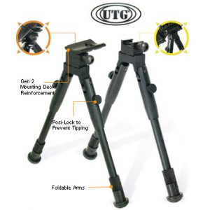 See Airsoft Accessory 1 UTG Deluxe Foldable Bipod Airsoft Gun Accessory