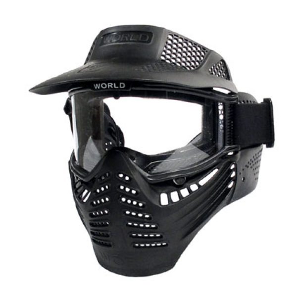 See Airsoft Accessory 1 World Tech Arms Survivor Full Face Airsoft Mask with Goggles And Visor