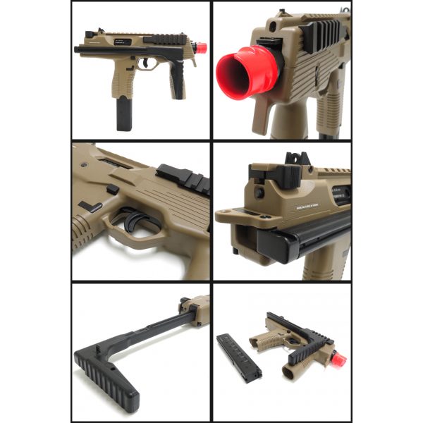 See Airsoft Rifle 2 Green Gas KWA KMP9 NS2 SMG Dark Earth FPS-440 Blowback Airsoft Gun