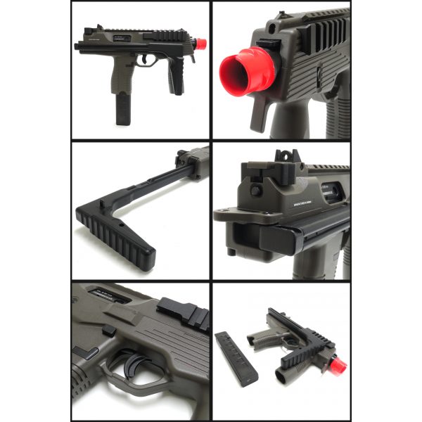 See Airsoft Rifle 2 Green Gas KWA KMP9 NS2 SMG Ranger Grey FPS-440 Blowback Airsoft Gun