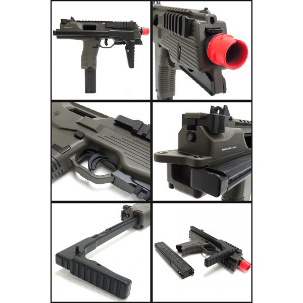 See Airsoft Rifle 2 Green Gas KWA KMP9R NS2 SMG Ranger Grey FPS-440 Blowback Airsoft Gun