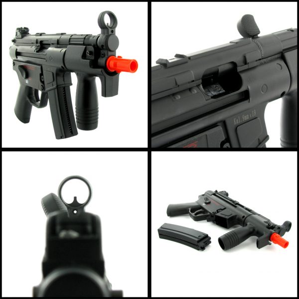 See Airsoft Rifle 2 Green Gas MP5K Blowback Submachine Gun FPS-330 Airsoft Gun
