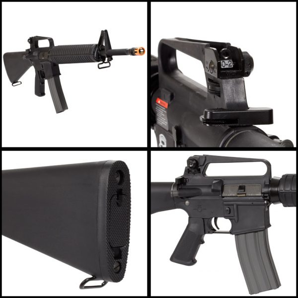 See Airsoft Rifle 2 AEG Electric G&G GR16 A2 Plastic M4 Assault Rifle Airsoft Gun Package Deal (Mask and BBs)