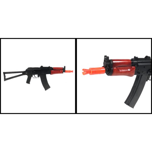 See Airsoft Rifle 2 Refurbished Green Gas SRC AK-74U Rifle FPS-500 Blowback Airsoft Gun