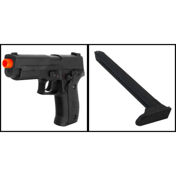 See Airsoft Pistol 2 Electric CM122 Metal Semi & Full Auto FPS-250 Airsoft Pistol