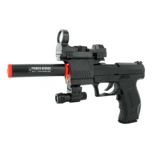 See Airsoft Pistol 1 Electric Full Auto Tactical 2012A James Bond Pistol FPS-150 Airsoft Gun