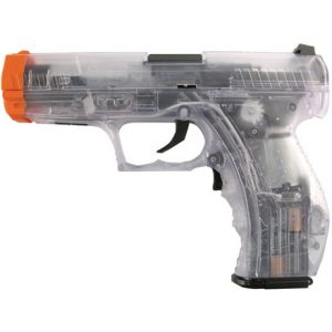 See Airsoft Pistol 1 Electric James Bond Full Auto Airsoft Gun Blowback FPS-150 (Clear)