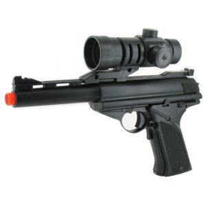 See Airsoft Pistol 1 Electric Stealth Sniper M28 Blow Back Pistol FPS-220 Laser Scope Airsoft Gun