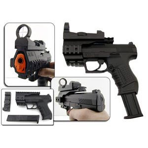 See Airsoft Pistol 1 Spring James Bond Pistol FPS-125, Red Dot Airsoft Gun