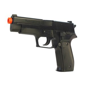 See Airsoft Pistol 1 Spring Softair Sig Sauer P226 Heavy Weight Pistol FPS-200, Black, Sticky Target Airsoft Gun