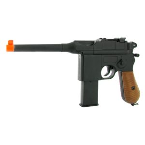 See Airsoft Pistol 1 Refurbished CYMA Spring Full Metal Mauser C-96 Model 712 Pistol FPS-280 Airsoft Gun