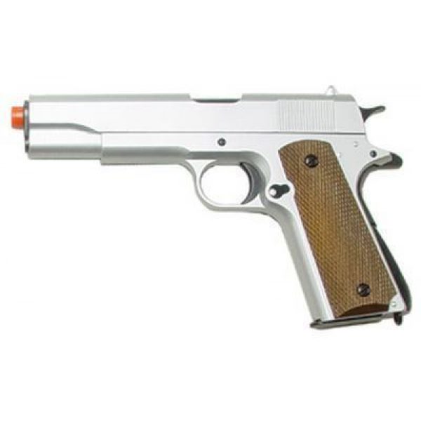 See Airsoft Pistol 1 Refurbished TSD 1911 A1 Spring Silver Airsoft Gun