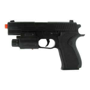 See Airsoft Pistol 1 Spring 1911 Pistol FPS-150 Laser, Flashlight Airsoft Gun