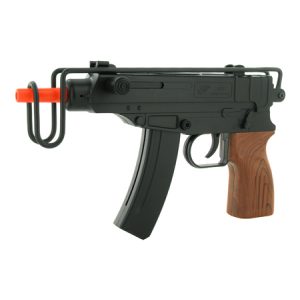 See Airsoft Pistol 1 Spring Black Skorpion Machine Pistol FPS-260 Folding Stock Airsoft Gun