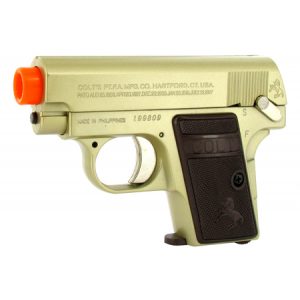 See Airsoft Pistol 1 Spring Colt .25 Pistol Gold FPS-141 Airsoft Gun