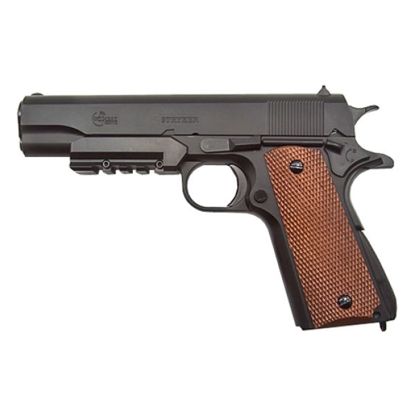 See Airsoft Pistol 1 Spring Combat Zone Stryker 1911 Pistol Black FPS-260 Airsoft Gun