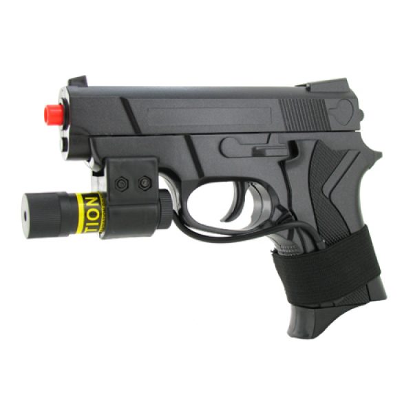 See Airsoft Pistol 1 Spring Compact Special Tactics Pistol FPS-150 Laser Airsoft Gun
