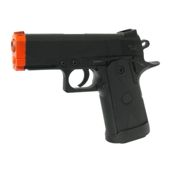 See Airsoft Pistol 1 Spring Custom Night Hawk .45 Style Compact Pistol FPS-180 Airsoft Gun