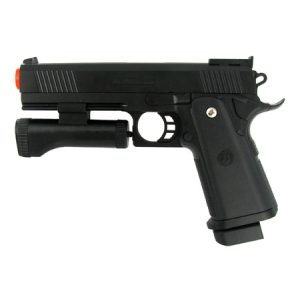 See Airsoft Pistol 1 Spring Custom Pistol FPS-200 Laser, Flashing Lights Airsoft Gun