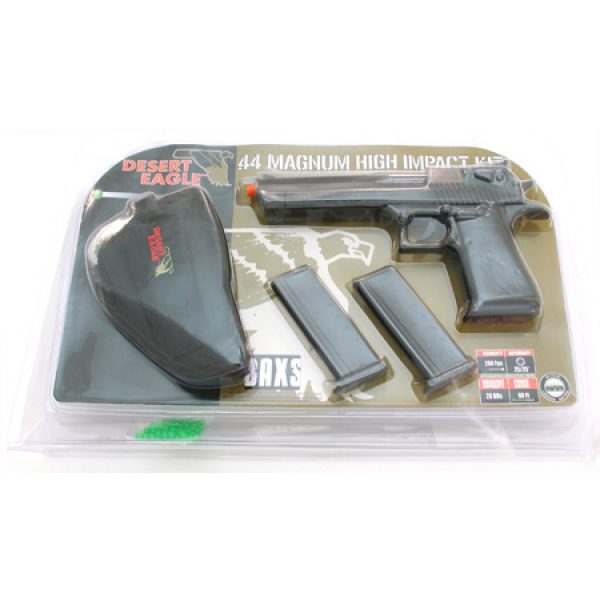 See Airsoft Pistol 1 Spring Desert Eagle Style .44 Magnum Pistol High Impact Kit FPS-290 Airsoft Gun