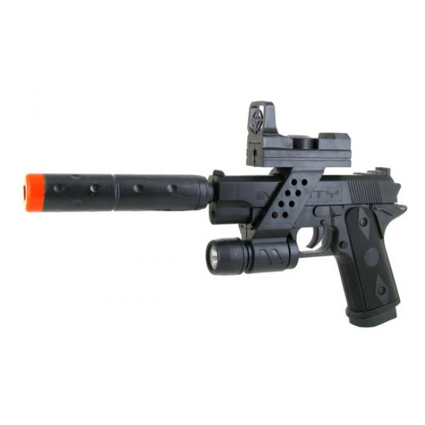 See Airsoft Pistol 1 Spring G058B Night Owl Pistol FPS-120 Laser, Flashlight Airsoft Gun