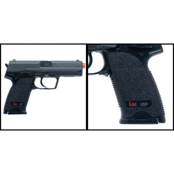 See Airsoft Pistol 2 Spring H&K USP Pistol Black FPS-240 Airsoft Gun