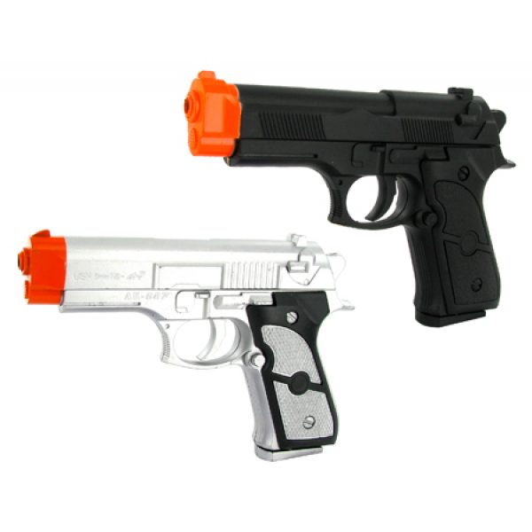 See Airsoft Pistol 1 Spring Hard-Boiled Dual Pistols FPS-100 Airsoft Gun