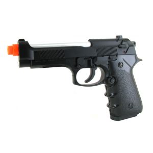 See Airsoft Pistol 1 Spring HFC Heavy Weight Target Pistol Black FPS-350 Airsoft Gun