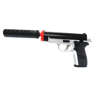 See Airsoft Pistol 1 Spring HFC Sig P226 Pistol Black And Silver FPS-300 Airsoft Gun