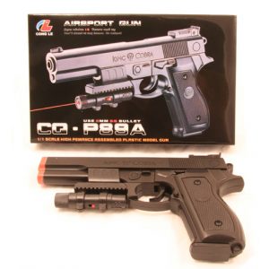See Airsoft Pistol 1 Spring King Cobra P89 Laser Sight Airsoft Gun
