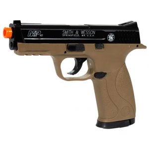 See Airsoft Pistol 1 Spring Licensed Smith & Wesson MP40 FPS-302 Airsoft Pistol