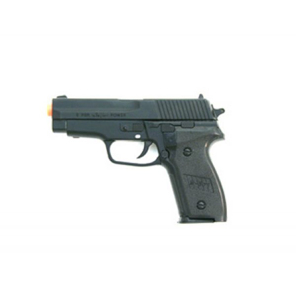 See Airsoft Pistol 1 Spring M-571 Pistol, FPS-150, Metal Alloy, Black finish Airsoft Gun