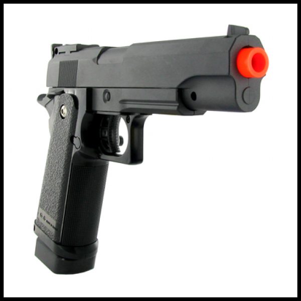 See Airsoft Pistol 2 Spring Metal .45 Style Pistol FPS-320 Airsoft Gun