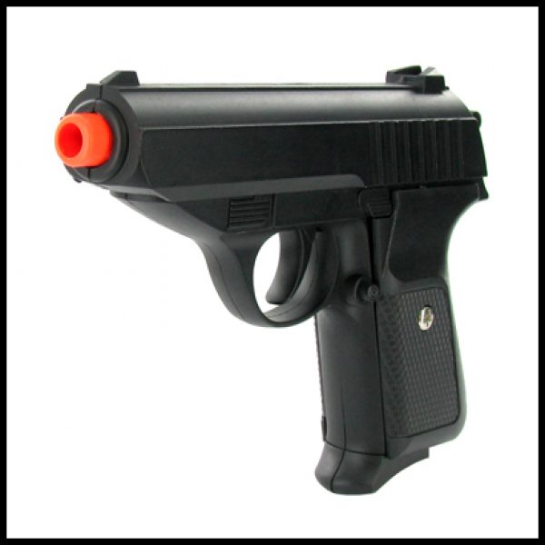 See Airsoft Pistol 2 Spring Metal Classic Black James Bond Pistol FPS-200 Airsoft Gun