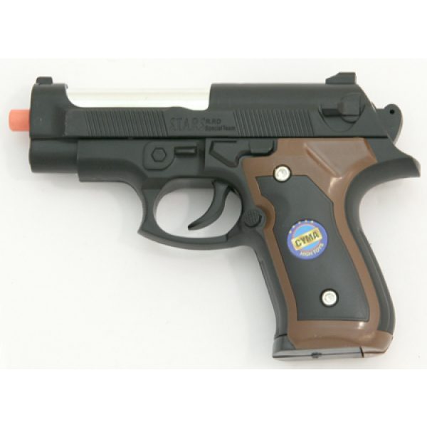 See Airsoft Pistol 1 Spring Mini Special Team Pistol FPS-130 Chrome Capped, Concealable Airsoft Gun