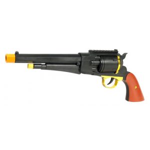 See Airsoft Pistol 1 Spring Red Line Fire Arms Black Revolver FPS-100 Airsoft Gun