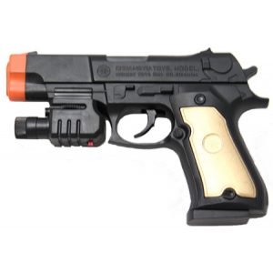 See Airsoft Pistol 1 Spring Shanghai Police Gold Series Pistol FPS-100 Laser Sight Airsoft Gun