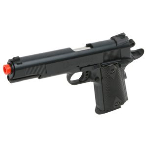 See Airsoft Pistol 1 Spring Smith and Wesson 1911 Ultra Grade Pistol Black FPS 288 Airsoft Gun