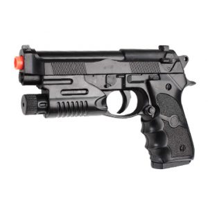 See Airsoft Pistol 1 Spring Tactical 190 FPS Police Airsoft Pistol with Laser
