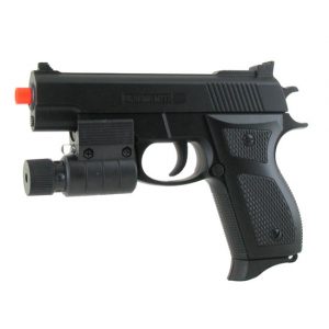 See Airsoft Pistol 1 Spring Tactical Compact Pistol FPS-150 Laser Airsoft Gun