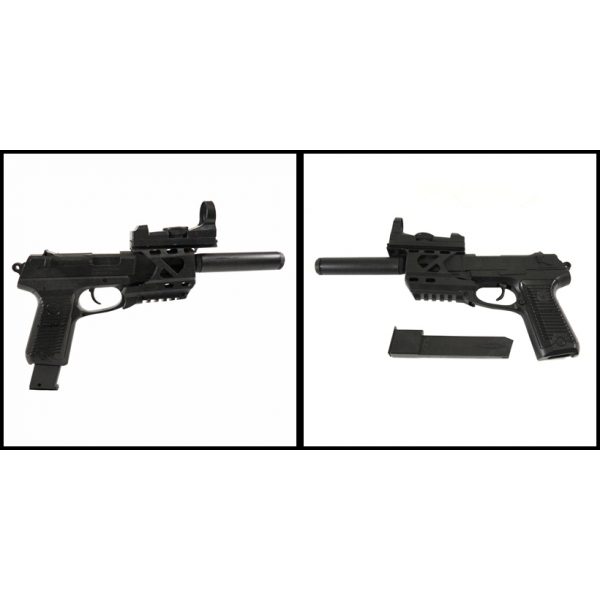 See Airsoft Pistol 2 Spring Tactical P89 Pistol FPS-140 Silencer Airsoft Gun