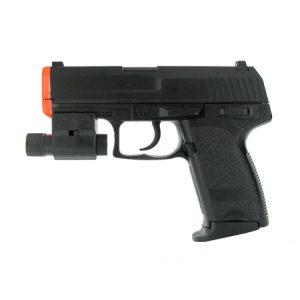 See Airsoft Pistol 1 Spring Tactical USP Compact Pistol FPS-200 Laser Airsoft Gun