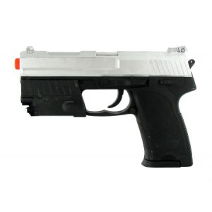 See Airsoft Pistol 1 Spring Tactical USP Pistol FPS-170 Laser, Flashlight Airsoft Gun