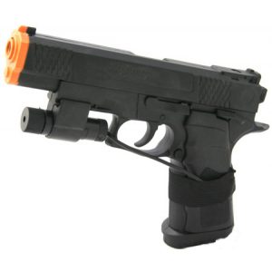 See Airsoft Pistol 1 Spring Terminator Pro Pistol FPS-125 Ergronomic Grip, Remote switch Laser Sight Airsoft Gun